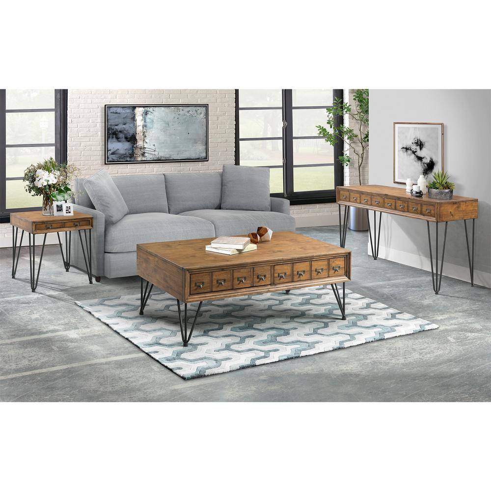 Picket House Furnishings Tanner 54 in. Light Walnut Standard Rectangle ...