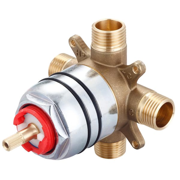 Olympia Faucets 1/2 in. Pressure Balance Rough Valve with Combo CXC and IPS Inlet and Outlet Connections
