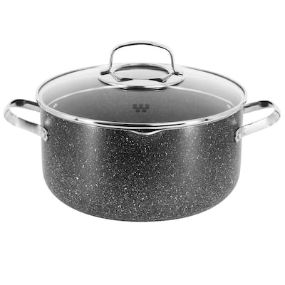 CUISINART 5 Quart Grey Enamel Over Cast Iron Dutch Oven Cooking Pot 5QT 4.8L