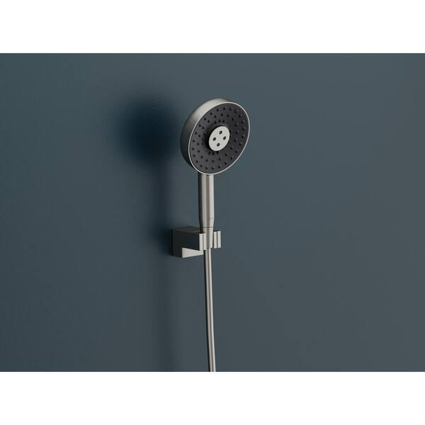 KOHLER Lively 4-Spray Patterns Wall Mount 4.312 in. Handheld Shower Head in  Vibrant Brushed Nickel K-R26822-G-BN - The Home Depot