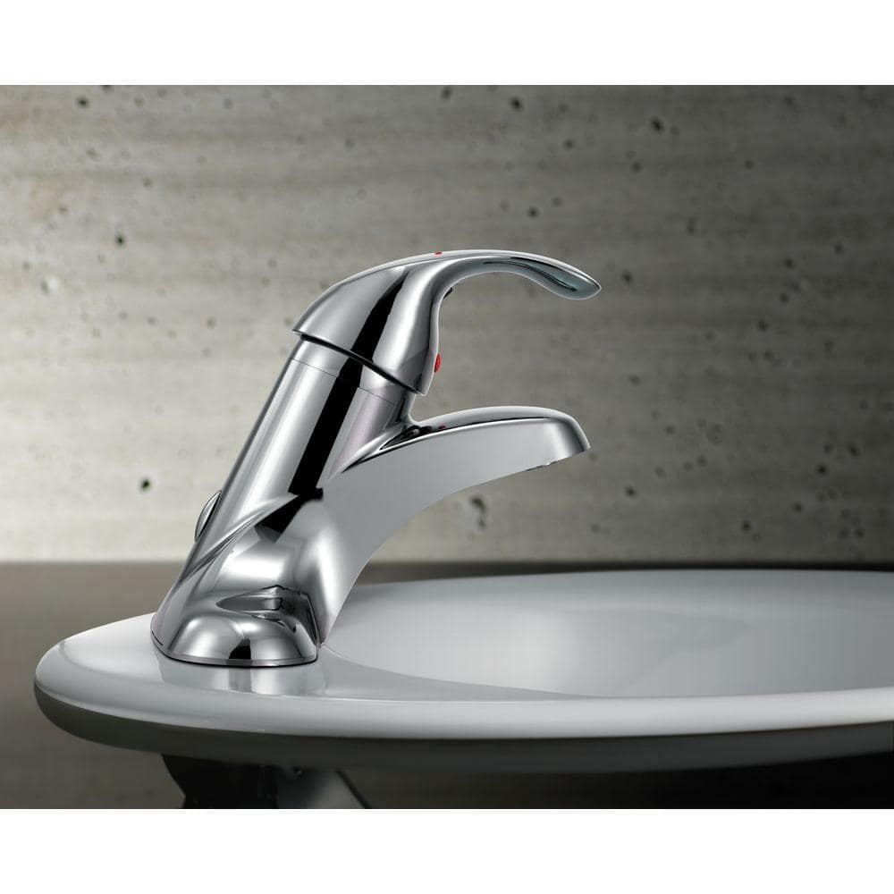 Chrome Single Handle Centerset Bathroom Faucet