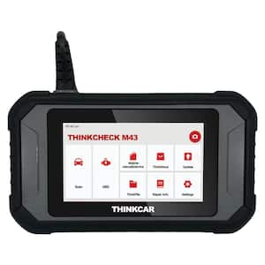 5 in. OBD2 Scanner Car Code Reader Vehicle Diagnostic Tool THINKCHECK M43