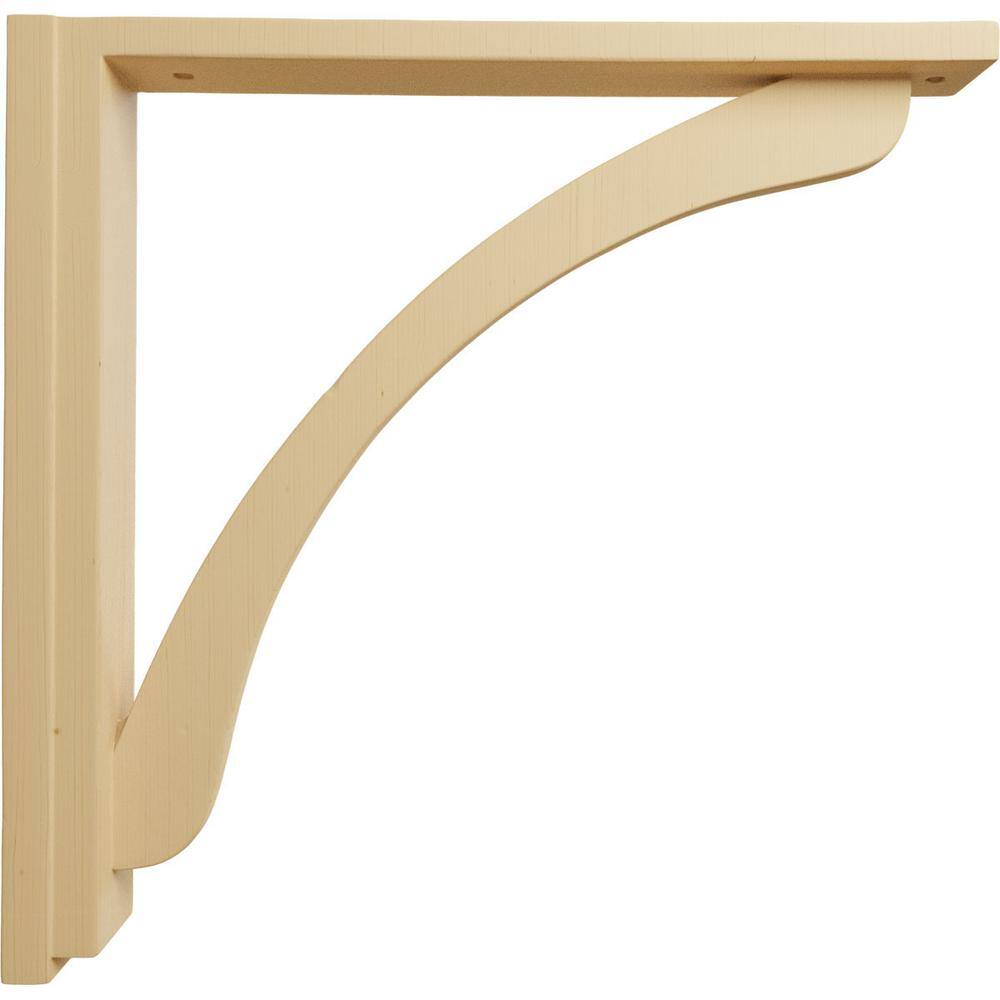 Reece Hand-Carved Alder Wood Countertop Shelf Bracket