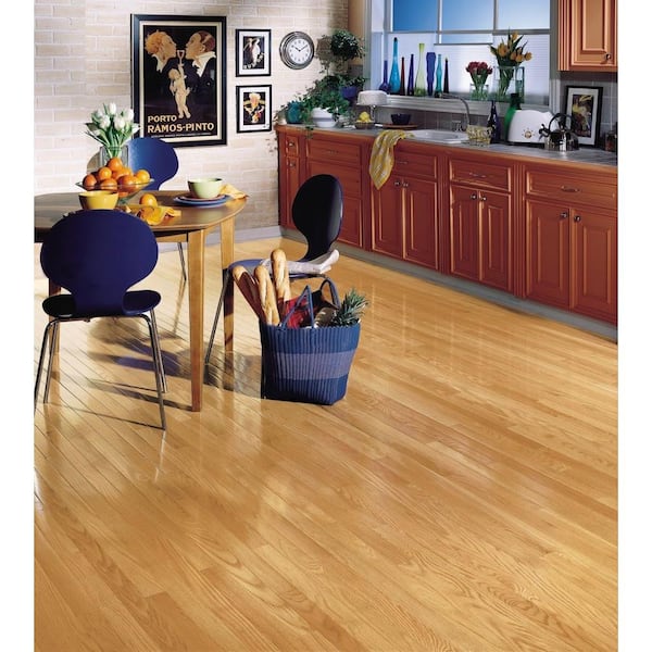 American Originals Natural Oak 3/8 in. T x 3 in. W T+G Smooth Engineered Hardwood Flooring (22 sq.ft./ctn)