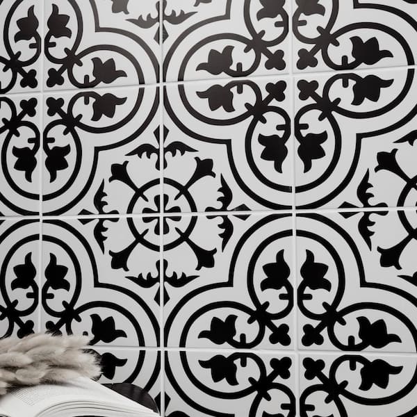 MSI Amantus 8 in. x 8 in. Matte Porcelain Encaustic Floor and Wall