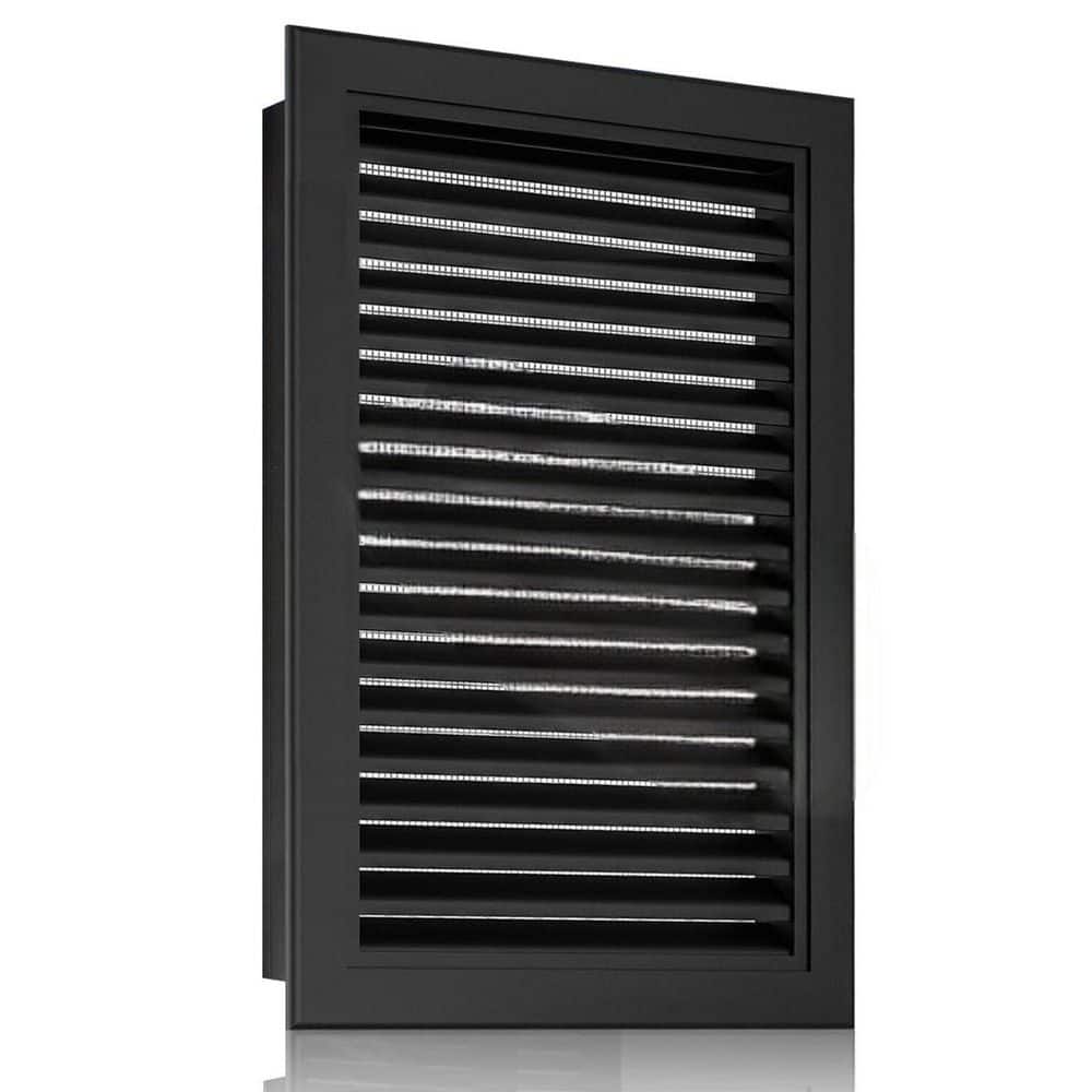 12 x 18 Aluminum Alloy Gable Vent Black Never Rust Temperature Reduction Easy Install Shed Wall Attic price history on PriceWatchPro