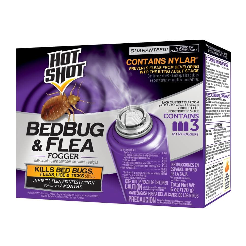 Hot Shot Fog Bed Bug and Flea Fogger 2 oz