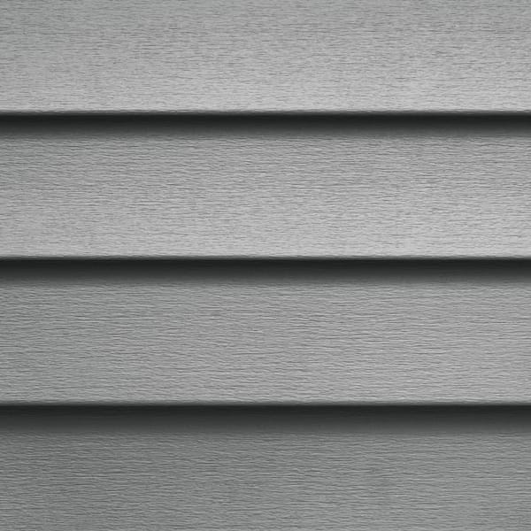 "Dimensions Double 4"" Traditional Lap 0.044"" Vinyl Siding 12'6""-Woodgrain Granite DI40 090"