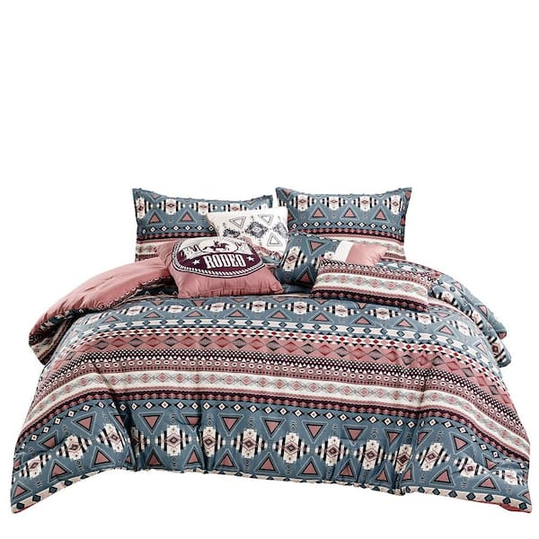 Shatex 7 Piece All Season Bedding Queen size Comforter Set, Ultra Soft Polyester Elegant Bedding Comforters