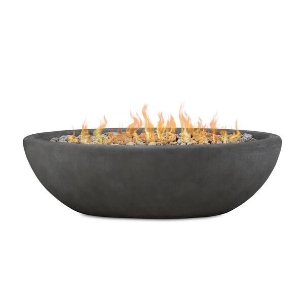 Real Flame Riverside 58 In W X 32, Large Natural Gas Fire Pit