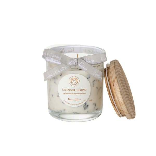 Vance Kitira 9.17 oz. Soy Wax Lavender Unwind Scented Candle