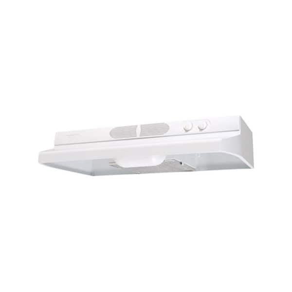 Air King Quiet Zone 36 in. ENERGY STAR Certified Under Cabinet Convertible Range Hood with Light in White