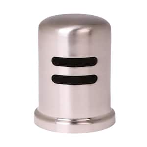 1-3/4 in. x 2-1/2 in. Solid Brass Air Gap Cap Only, Skirted, Stainless Steel
