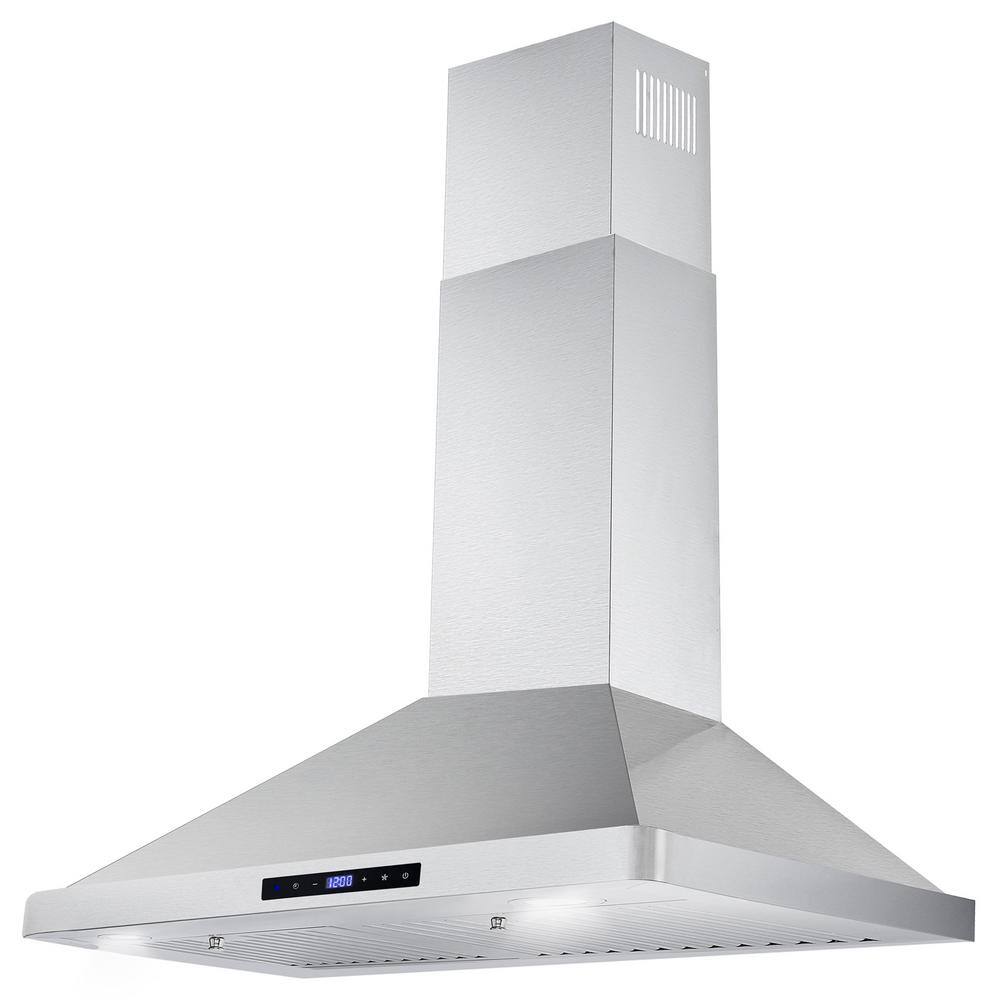 30-Inch Stainless Steel Wall-Mount Convertible Range Hood