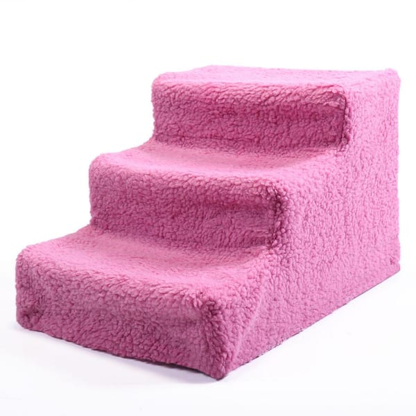 COZIWOW 3-Step Pet Stair Dog Steps for Couch Cover Washable