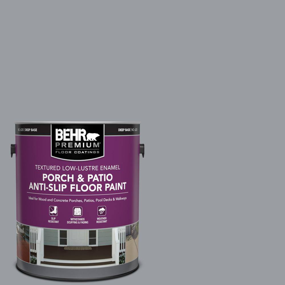 1 gal. #PPU26-20 Smokey Lilac Textured Low-Lustre Enamel Interior/Exterior Porch and Patio Anti-Slip Floor Paint price history on PriceWatchPro