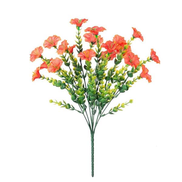Orange Artificial Morning Glory, 12-Pack L0D9GK5FDS - The Home Depot
