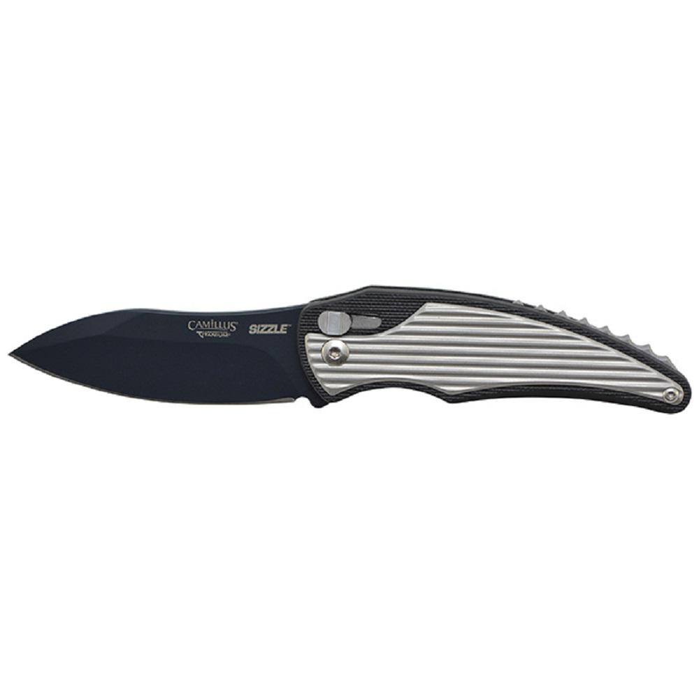 Camillus Sizzle 2.75 in. Carbonitride Titanium Drop Point Straight Edge