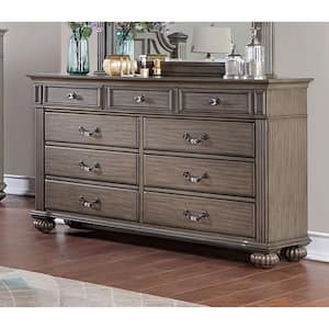 Stablewatch 9-Drawer Gray Dresser (39 in. H x 64 in. W x 17.38 in. D)