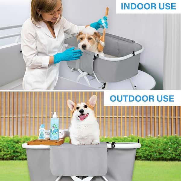 Hydraulic Dog Bath Tub for Large and Extra Large Breeds