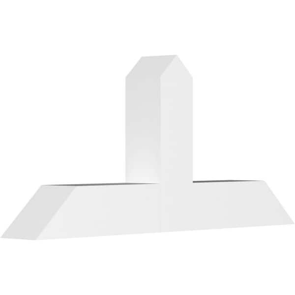 Ekena Millwork Portland 48 in. W x 22 in. H x 6 in. D Signature Polyurethane Bracket