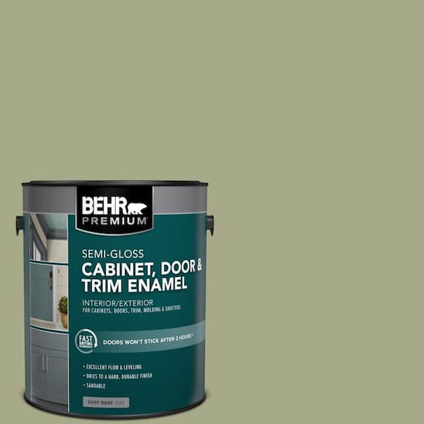 BEHR PREMIUM 1 gal. #S360-4 Meditation Time Semi-Gloss Enamel Interior/Exterior Cabinet, Door & Trim Paint