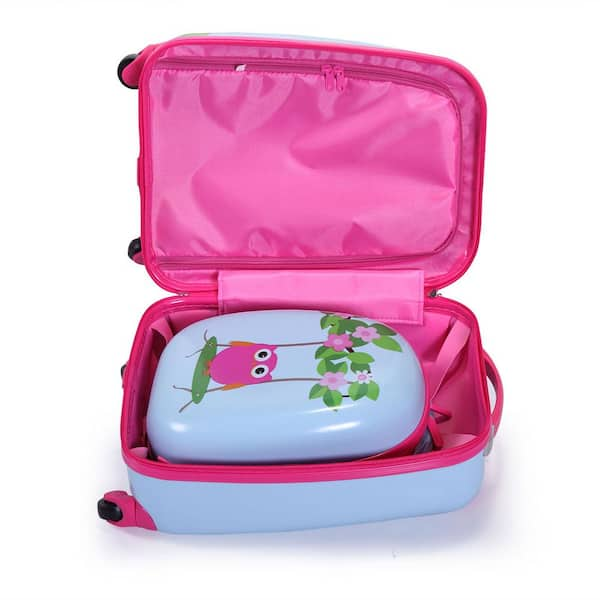 Aoibox 2-Piece Kids Luggage Set for Boys Girls 12 in. Backpack