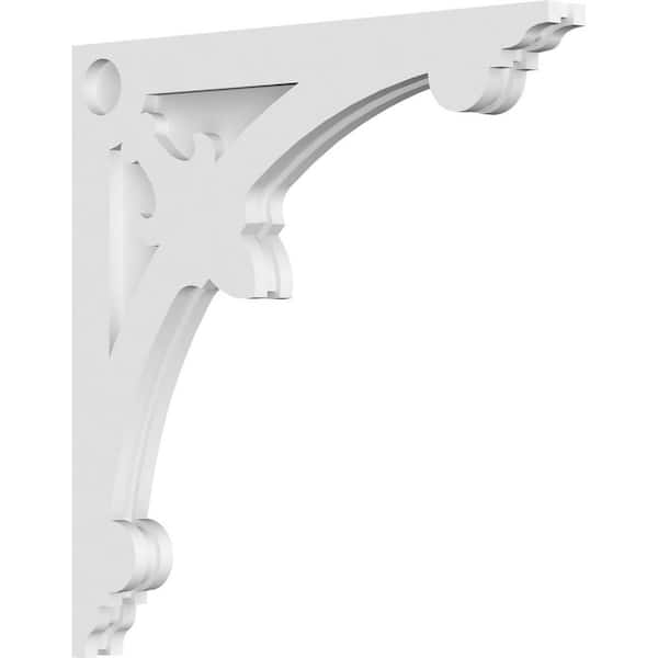 Ekena Millwork 1-7/8 in. x 22 in. x 22 in. PVC Sellek Corbel