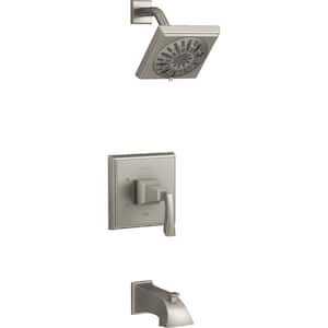 Kallan Rite-Temp Single-Handle 1- -Spray Tub and Shower Faucet in Vibrant Brushed Nickel (Valve Included)