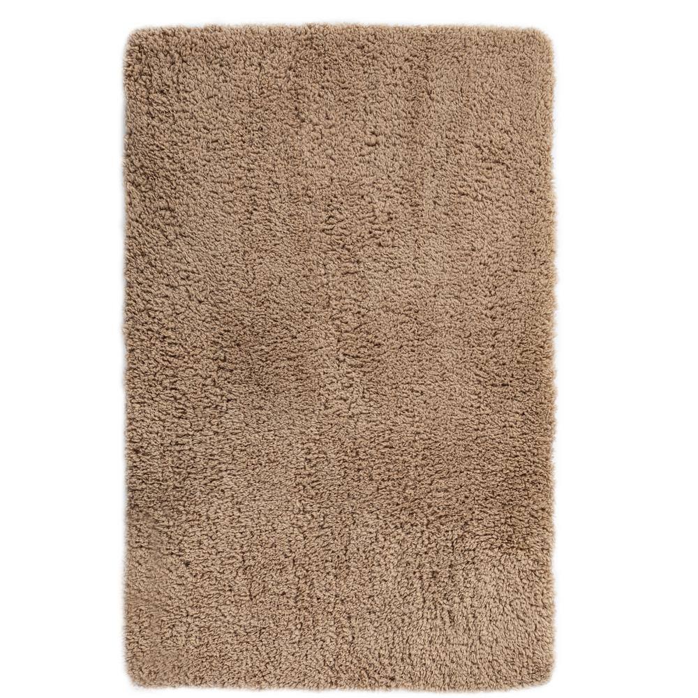 GHDG Solid Shag Brown 5 ft. x 7 ft. Plush Soft Area Rug price history on PriceWatchPro