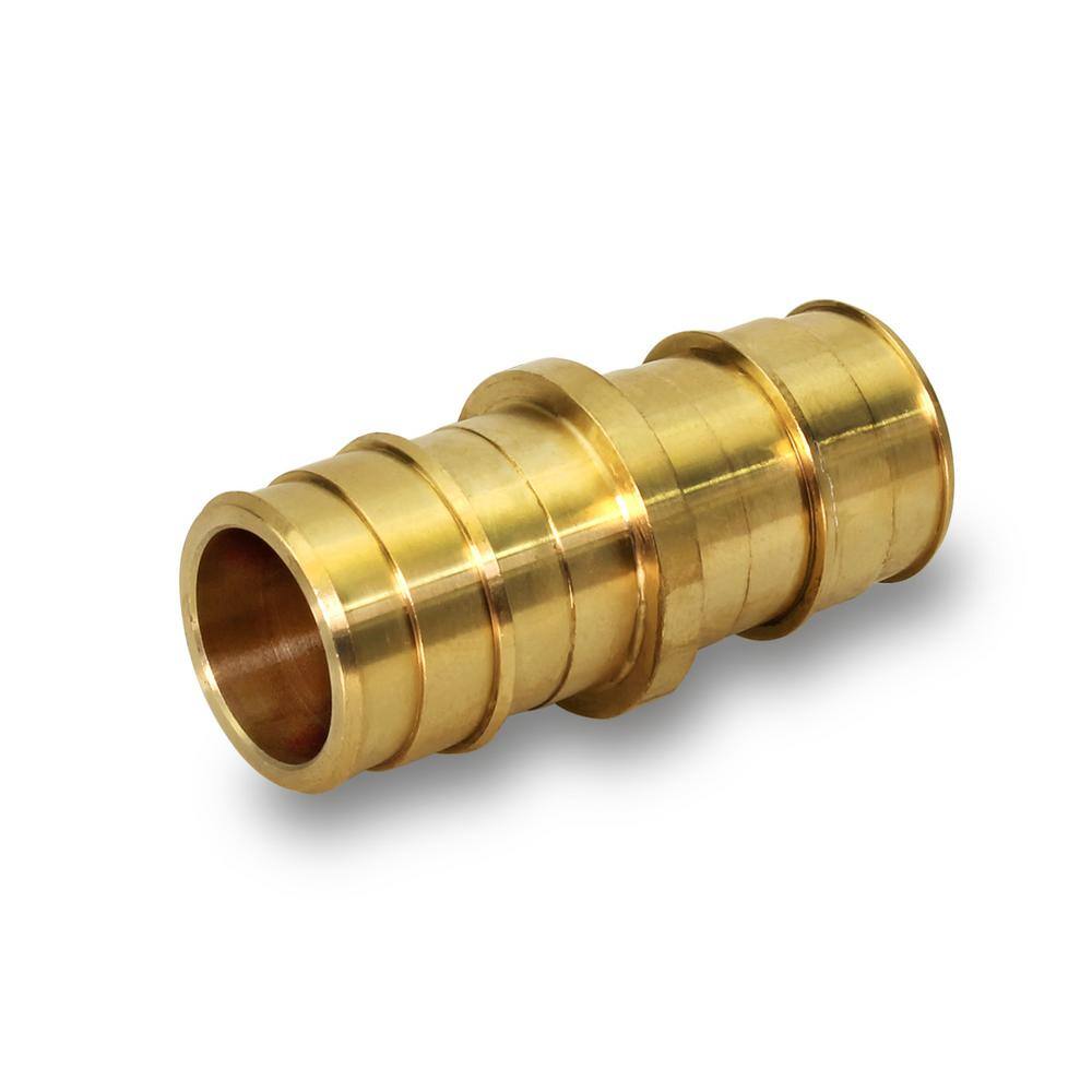 The Plumber's Choice 5/8 in. 90° PEX A Expansion Pex Coupling, Lead