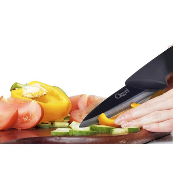 Instant Pot 6-inch Ceramic Chef Knife with Blade Cover, Black 