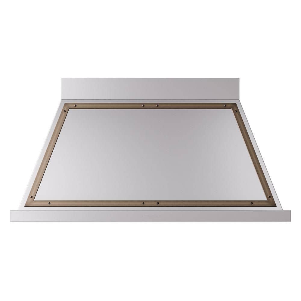 Nostalgie II Series Noblesse 48 in. Ducted Wall Mount Range Hood in Stainless Steel with Burnished Trim and 600 CFM price history on PriceWatchPro