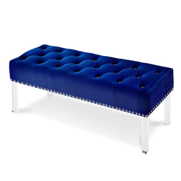 Royal blue deals storage bench