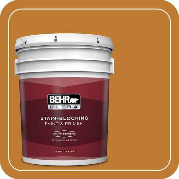 BEHR ULTRA 5 gal. #S-H-310 Autumn Fest Extra Durable Flat Interior Paint & Primer
