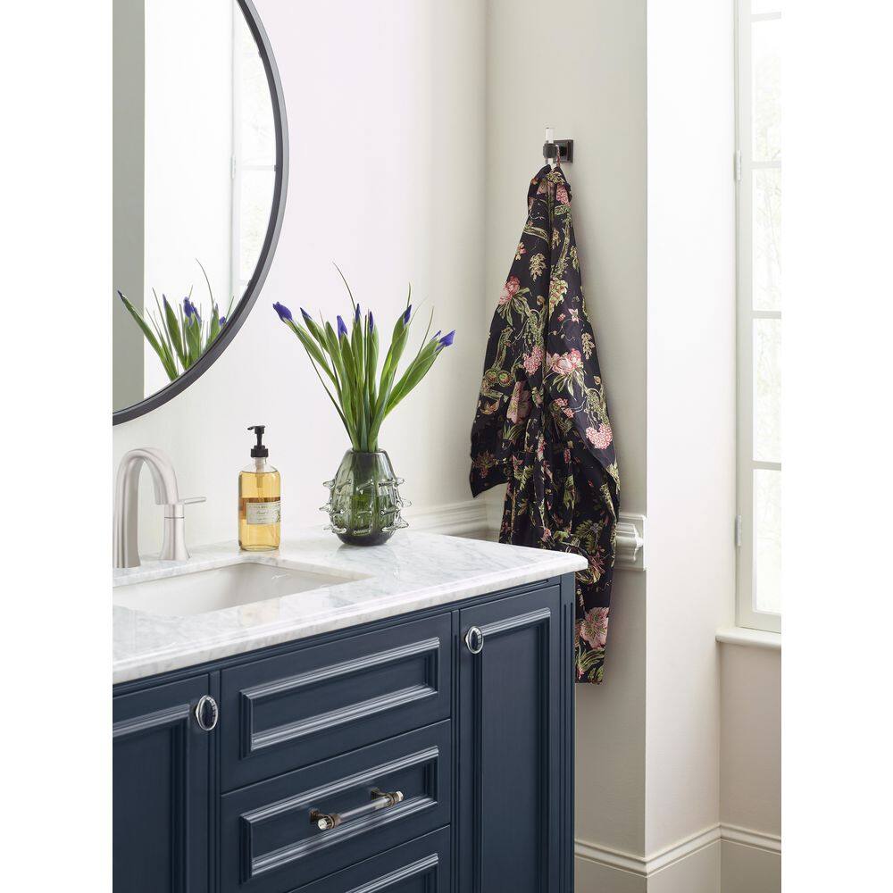 Clear and Oil-Rubbed Bronze Single Prong Robe Hook