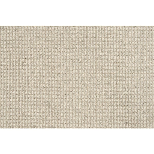 Natural Harmony Shenadoah Stripe Ivory Plains Custom Area Rug with Pad