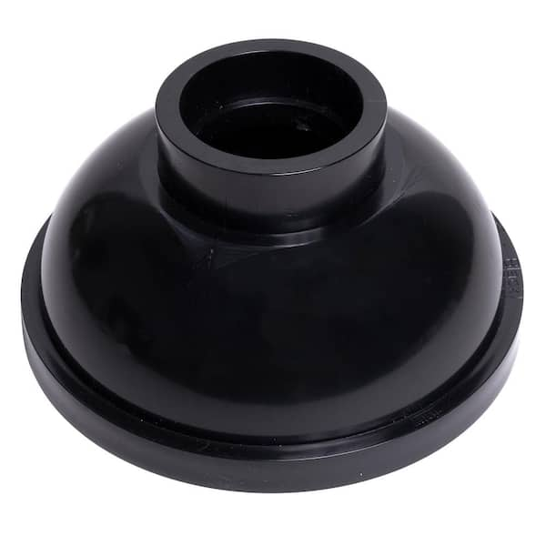 Oatey Round Black ABS Area Floor Drain with 4 in. Round Screw-In