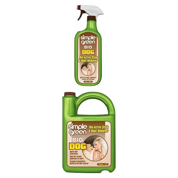 32 oz and 128 oz Bio Dog Pet Stain and Odor Remover Combo