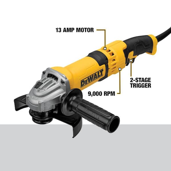 DEWALT 13 Amp Corded 4.5 in. Angle Grinder DWE43116 - The Home Depot