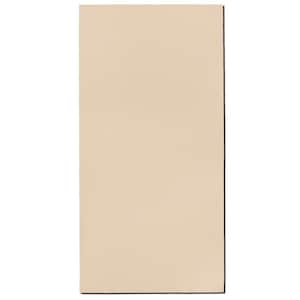 Beige Fabric Rectangle 24 in. x 48 in. Sound Absorbing Acoustic Insulation Wall Panels (2-Pack)