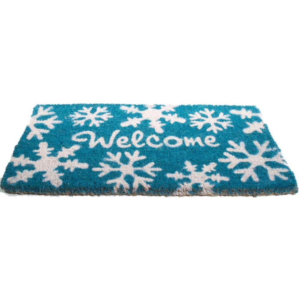 Multi-Colored 30 in. x 18 in. Coir Non-Slip Indoor/Outdoor Door Mat price history on PriceWatchPro