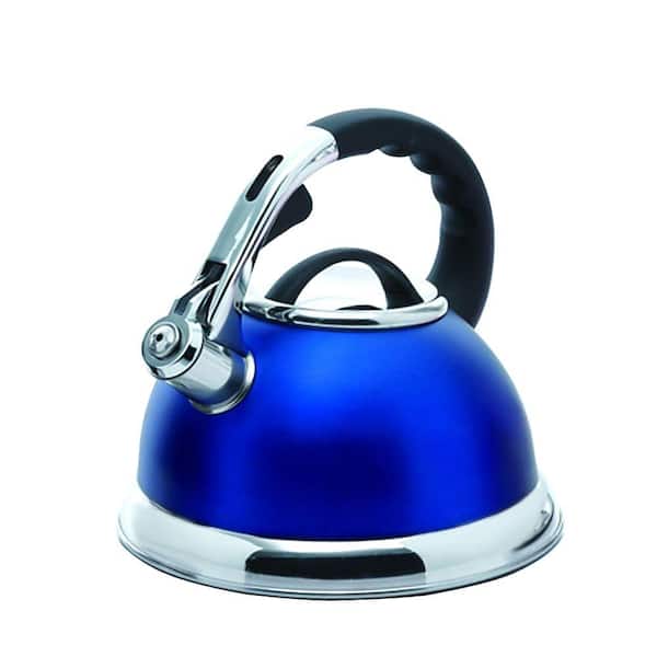 Creative Home Camille 12-Cup Stovetop Tea Kettle in Blue