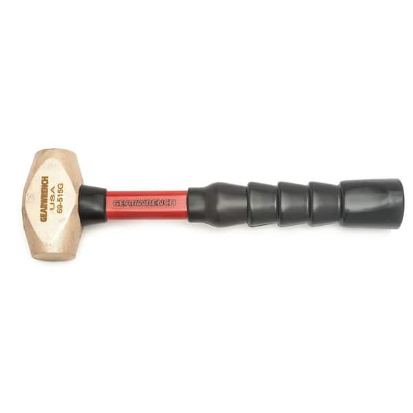 GEARWRENCH 2-1/2 lbs. Brass Hammer with Fiberglass Handle