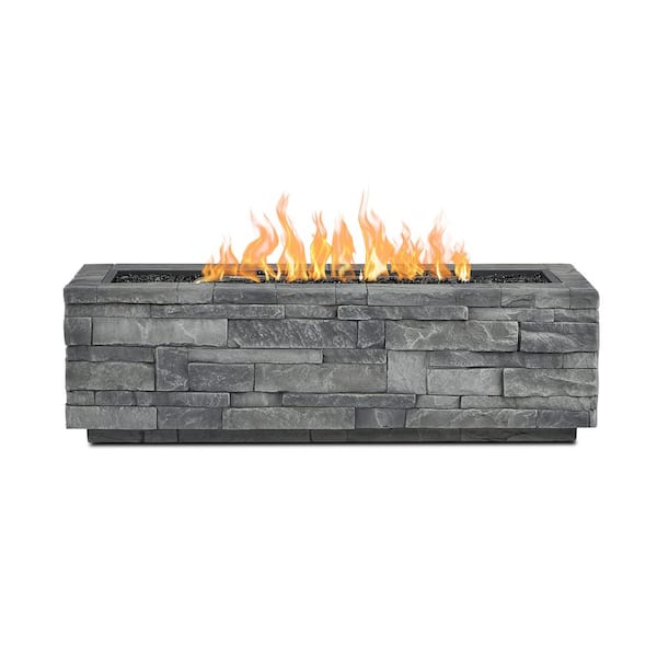 Rectangle Mgo Propane Fire Pit Table, Minimum Clearance For Fire Pit