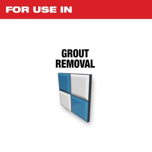 2-1/2 in. Universal Fit Diamond Grit Grout Removal Multi-Tool Oscillating Blade (1-Piece)