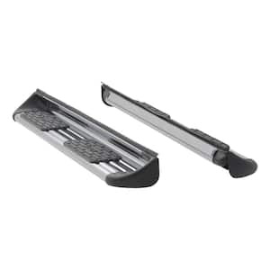 Polished Stainless Truck Side Entry Steps, Select Chevrolet Silverado, GMC Sierra 1500, LD, 2500, 3500 HD Double Cab