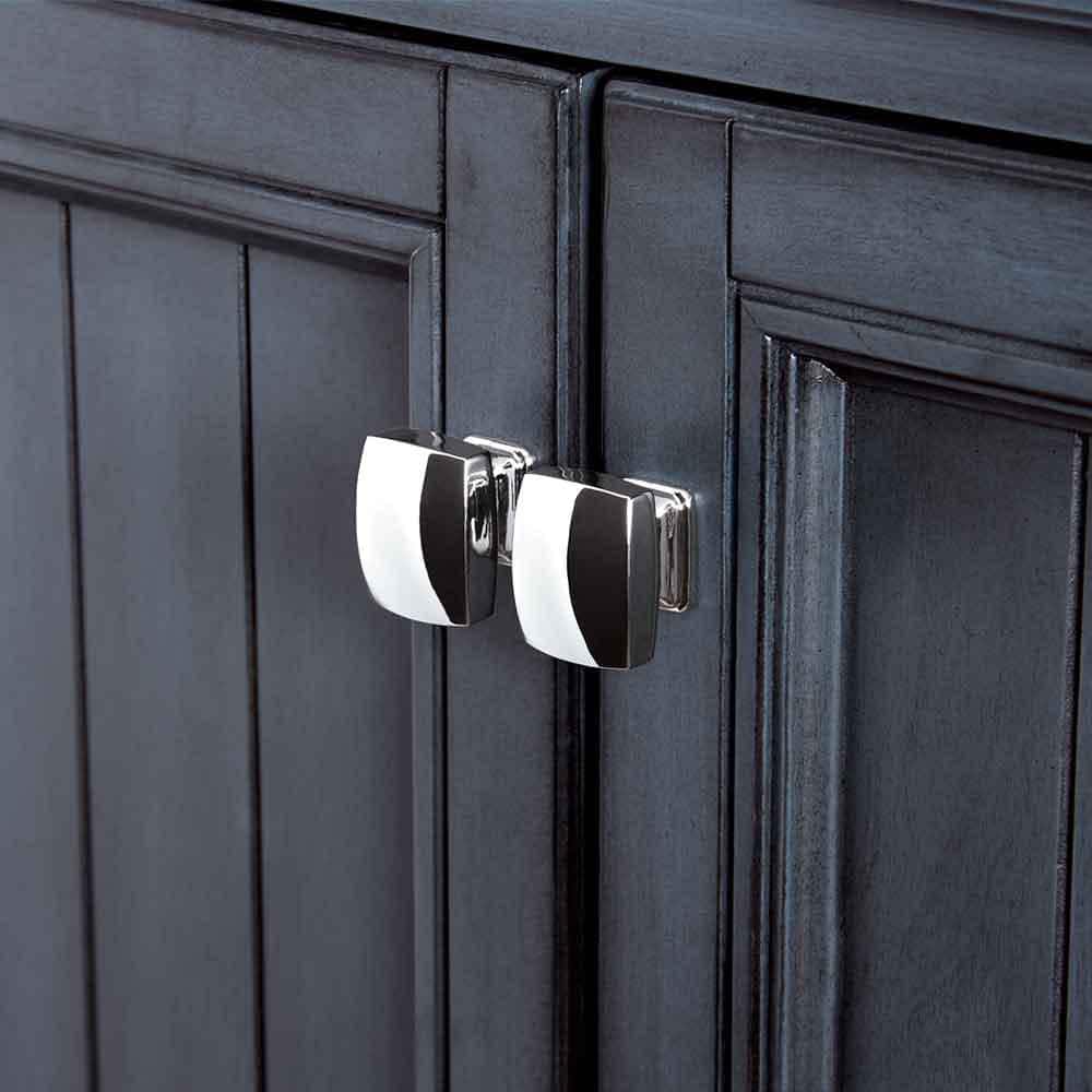 Harbor Blue 24" Wood Vanity Cabinet with Chrome Hardware