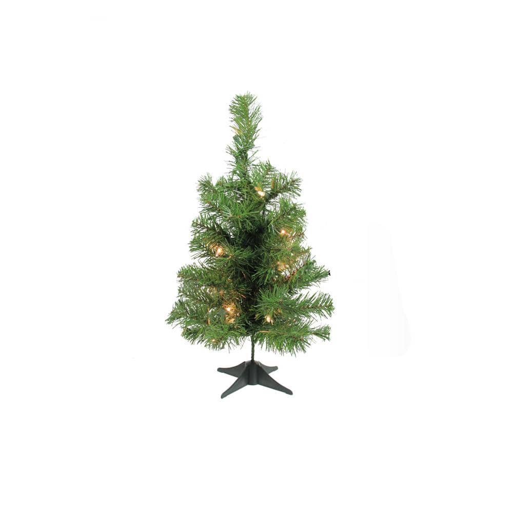 Northlight 18 In X 10 In Pre Lit Traditional Noble Fir Medium Artificial Christmas Tree In Clear Lights 32150117 The Home Depot