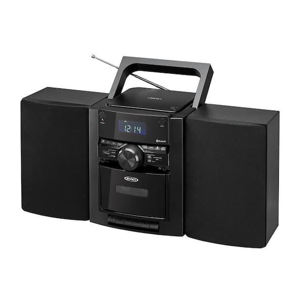 JENSEN Portable Bluetooth Stereo MP3 Compact Disc Cassette Player/Recorder  with AM/FM Radio CD-590BL - The Home Depot